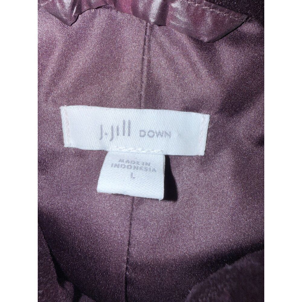 Set of 2 J. Jill Down Lightweight Quilted Puffer Packable Vests Women's Size L - Picture 10 of 11